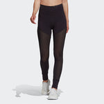 (WMNS) adidas Mesh Hw L Tight Gym Sports Training High Waist Leggings Black GI8582