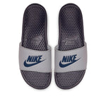 Nike Benassi JDI Slippers Shoes Grey/Blue 343880-024