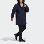 adidas Terrex Xplr Dwn Parka Sports Outdoor Hooded Down Jacket Men's Dark Blue GE9931