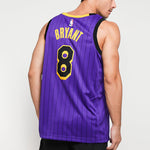Nike NBA Jersey Kobe Bryant SW Fan Edition 18-19 Season City limited lakers No. 8 Purple AV4270-504