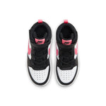 (PS) Nike Court Borough Mid 2 'Black White Pink' CD7783-005