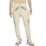 Men's Air Jordan 'why Not' Alphabet Printing Casual Sports Pants/Trousers/Joggers Light Yellow DO2502-234