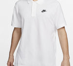 Nike Sportswear lapel Short Sleeve Polo Shirt White CJ4457-100