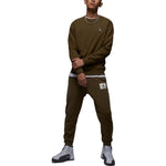 Air Jordan Fleece Crewneck Top 'Olive' FB7656-361