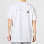 adidas Ss Cn Gfx Tee Athleisure Casual Sports Word Solid Color Round Neck Short Sleeve White HE7347