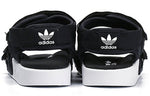 (WMNS) adidas Adilette Sandal Beach Sports White Sandals 'Black White' S75382