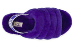 (WMNS) UGG Fluff Yeah Slide Minimalistic Thick Sole Purple 1095119-VNGH