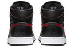 (GS) Air Jordan 1 Retro Mid 'Black Gym Red' 554725-009