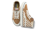 Vans SK8-Hi High Top Casual Skate Shoes Unisex Brown White Grid VN0A4BX7TBN