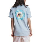 (WMNS) Vans Printing Short Sleeve Light Blue VN0A54IMUUU