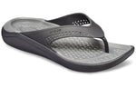 Crocs LiteRide Minimalistic Beach Flip-Flops Dark Grey 205182-0DD
