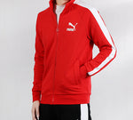 PUMA Iconic Minimalistic Casual Stand Collar Jacket Red 595976-11