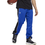 Men's adidas Contrasting Colors Drawstring Basketball Sports Pants/Trousers/Joggers Blue HB5440