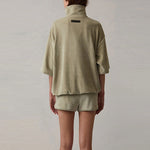 (WMNS) Fear of God Essentials SS22 Velour Mockneck Pullover 'Sea Foam' FOG-SS22-225