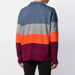 Off-White Multi-color Stripe Sweater Men Multi-color OMHE016F19E370281910