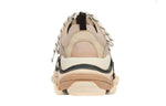 (WMNS) Balenciaga Triple S Daddy Shoes Beige/Black 524039W09OM9787