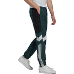 Men's adidas originals Woven Tp Logo Printing Elastic Waistband Drawstring Sports Pants/Trousers/Joggers Green HK7324
