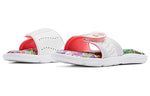 (WMNS) Under Armour Ignite 6 Graphic Footbed Slide 'White Blitz Red' 3023767-108