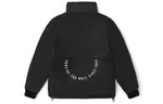 Vans Reversible lamb's wool Stand Collar logo Jacket Couple Style Black White Grid VN0A5F6U7DR