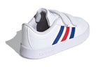 (TD) adidas VL Court 2.0 I 'White Royal Blue Vivid Red' FY9275