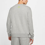 Men's Nike Contrasting Colors Logo Round Neck Pullover Autumn Gray DJ6915-063