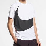 Nike BigSwoosh Large Logo Classic Sports Short Sleeve White CK9586-100
