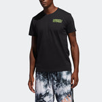adidas Harden Stepback Basketball Sports Round Neck Short Sleeve Black FM4784