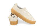 (GS) PUMA Platform Jewel Sneakers Beige/White 365131-02