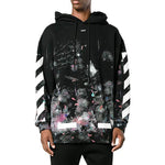 Off-White Mens Diagonal Stripes Logo Sweater OMBB009G20FLE0019901