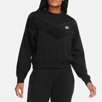 (WMNS) Nike Sportswear HRTG Crew 'Black' CZ1877-010
