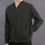adidas Pilot SportsCasual Baseball Jacket Men Army Green FM9423