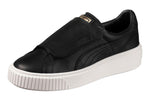 (WMNS) PUMA Basket Platform Big Strap 'Black' 364123-01
