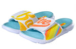 Li-Ning 1 Badfive Basketball Slides 'Blue Multi' ABTR007-1