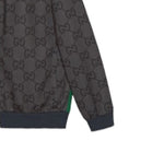 Gucci Jumbo GG Zip Jacket With Web 'Grey Dark Grey' 771619-XJF52-1155