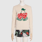 (WMNS) Gucci CHERRY Intarsia Wool Ivory 629127-XKBHI-9275