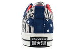 Converse One Star Leopard grain Brown 'Black White Red' 168692C