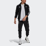 Men's adidas Juve 3s Swt Pnt Stripe Casual Sports Long Pants Black GR2931
