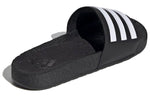adidas Adilette Boost Slides 'Black White Stripes' FY8154