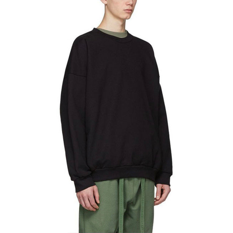 Fear of God Back Logo Crewneck Sweatshirt 'Black' FOG-FW19-64