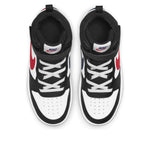 (PS) Nike Court Borough 2 Mid-Top Sneakers Black/White/Red DO5891-161
