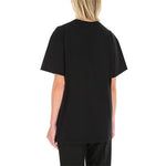 (WMNS) Gucci Gold And Silver Striped Letter Logo Short Sleeve For Black 615044-XJCRC-1082