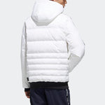 adidas neo M Sprt Dwn Puff Casual Sports hooded down Jacket White GJ8864