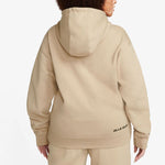 Men's Nike x Billie Eilish Crossover Solid Color Cotton Hooded Long Sleeves Autumn Us Edition Brown DQ7751-202