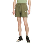 Nike Solid Color Minimalistic french terry Casual Shorts Olive Green DQ4596-222