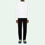 Off-White C/O Virgil Abloh Men'S White Acrylic Arrows Sweatshirt OMBA025F19E300100160