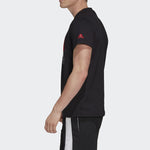 adidas Pattern Printing Short Sleeve Black GH4378