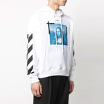 Off-White Logo Pattern Printing Drawstring Version White OMBB037R21FLE0010110