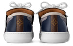 (WMNS) LOUIS VUITTON Lous Sneakers 'Blue Grey with Brown Monogram' 1ABUUP