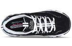 (WMNS) Skechers D'Lites Low-Top Sneakers Black/White 11916-BKW
