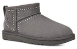 (WMNS) UGG Classic Ultra Mini Bling 'Dark Grey' 1119871-CHRC